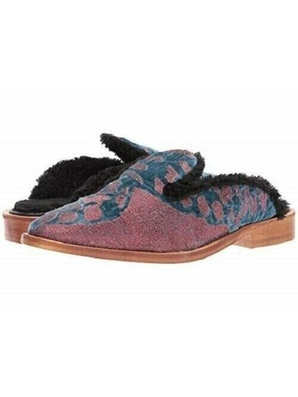 Free People Mules Shoe Butterfly Effect Size 9 US 39 EU Red New In Box - Picture 8 of 12